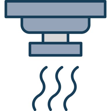 Klima. Web simgesi vektör illüstrasyonu