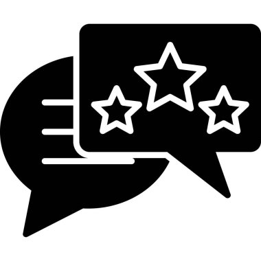 Sohbet simgesi vektör illüstrasyonu