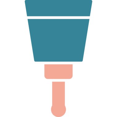 Dondurma. Web simgesi basit illüstrasyon