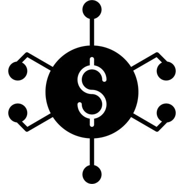 şebeke. Web simgesi basit illüstrasyon