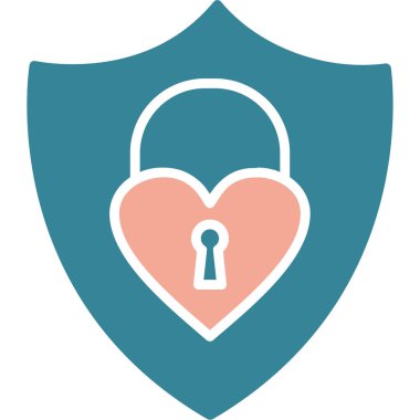 Kilit. Web simgesi basit illüstrasyon