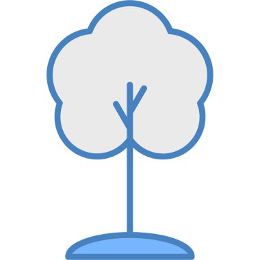 Ağaç ağacı. Basit resimleme