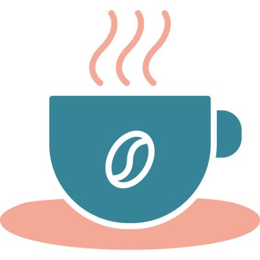 kahve fincanı vektör simgesi