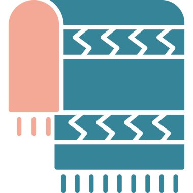 Örgü süveter, illüstrasyon, vektör, beyaz arka planda..