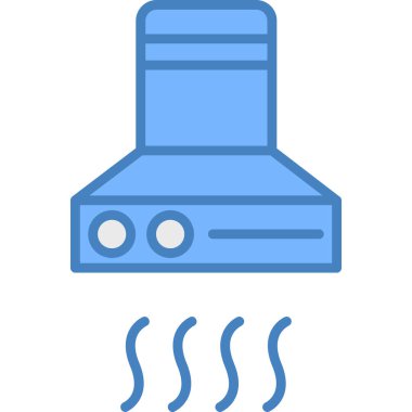 Hava filtresi simgesi vektör illüstrasyonu