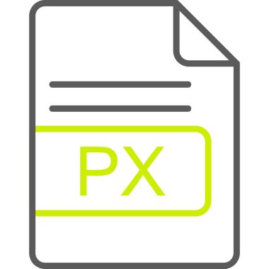 dosya biçimi simgesi, vektör illüstrasyonu