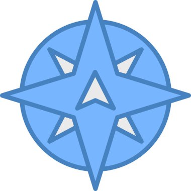 Pusula simgesi vektör resimlemesi