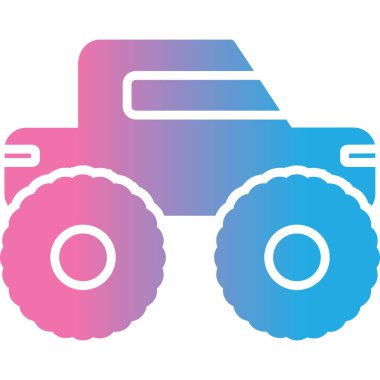 oyuncak traktör. Basit resimleme