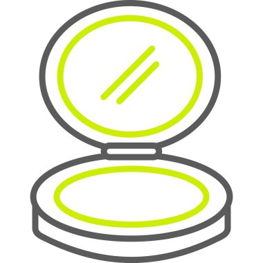 Benzersiz madeni para simgesi, vektör illüstrasyonu