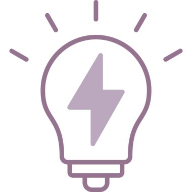 ampul simgesi vektör illüstrasyonu