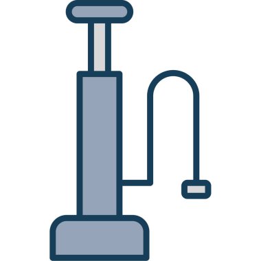 Su musluğu. Basit resimleme