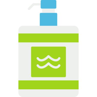 Su. Web simgesi basit illüstrasyon