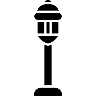 Mikrofon simgesi, basit tarzı