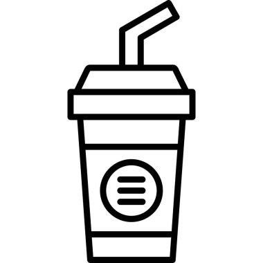 içecek simgesinin vektör illüstrasyonu