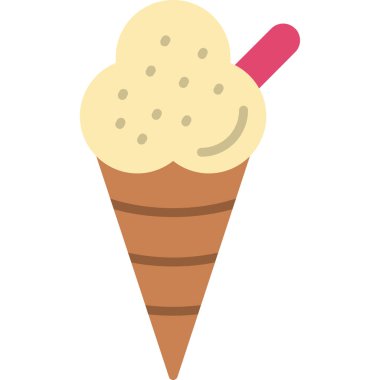 dondurma vektör simgesi