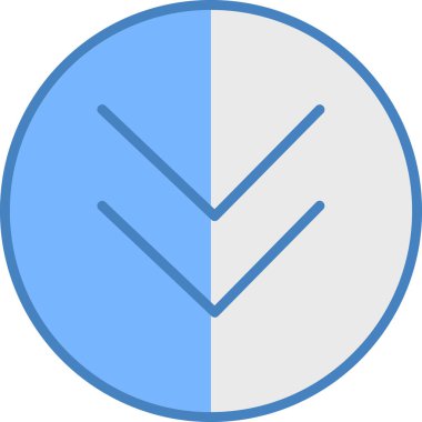 Modern bir simgenin vektör illüstrasyonu