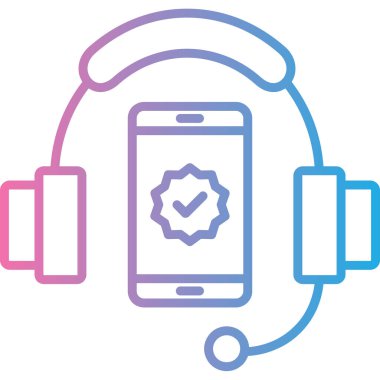 akıllı telefon simgesi vektör illüstrasyonu