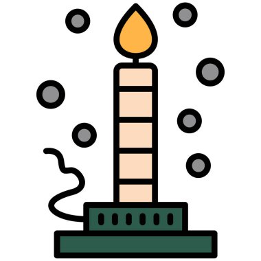 mum noel süsleme simgesi - taslak biçimi