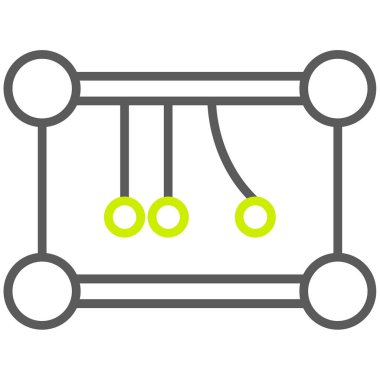 Abaküs. Web simgesi basit illüstrasyon