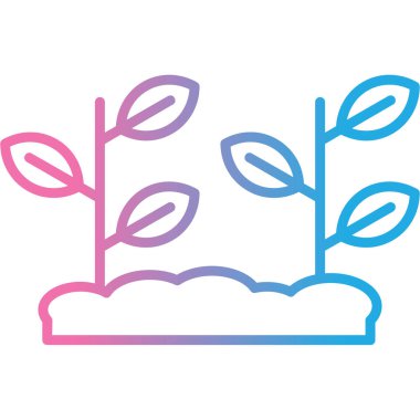 Yapraklı bir ağacın vektör çizimi