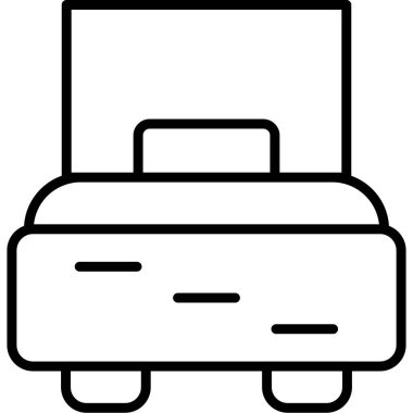 bagaj simgesi, vektör illüstrasyonu