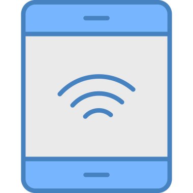 akıllı telefon simgesi vektör illüstrasyonu