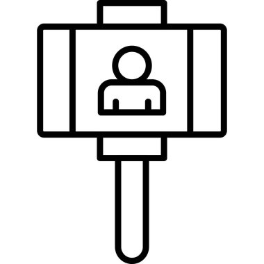 iş simgesi vektör illüstrasyonu