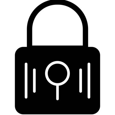 ikon vektör illüstrasyonunu kilitle