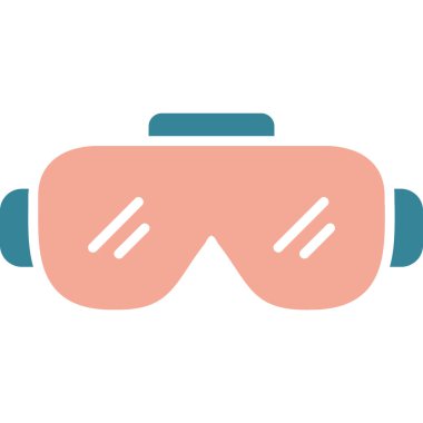 Gözlüğün Vektör İllüstrasyonu, Basit Simge