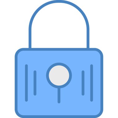 ikon vektör illüstrasyonunu kilitle