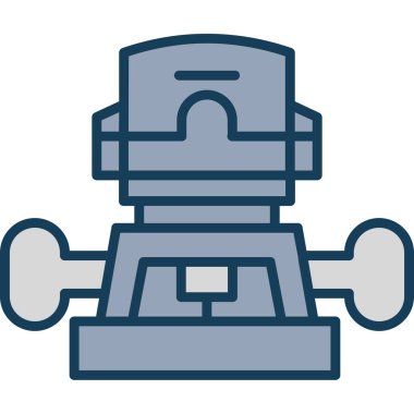 Zil. Web simgesi basit illüstrasyon