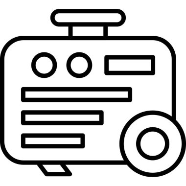 bavul seyahat simgesi