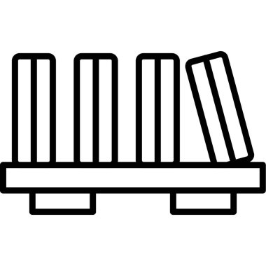 kitap kitaplığı simgesi, özet biçimi