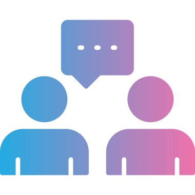 Konuşma baloncukları ikon vektör çizimi