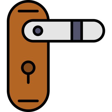 Termometre. Web simgesi basit illüstrasyon