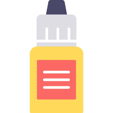 Kalem renkli vektör simgesi