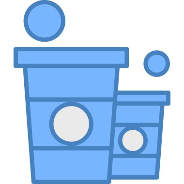 kahve fincanı simgesi, vektör illüstrasyonu