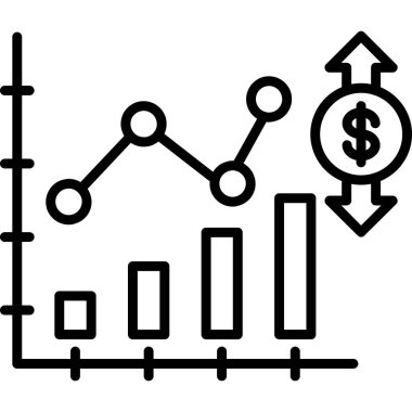 Grafik. Web simgesi basit illüstrasyon