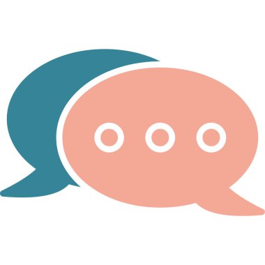 konuşma kabarcığı çizgi film simgesi vektör illüstrasyon grafik tasarımı