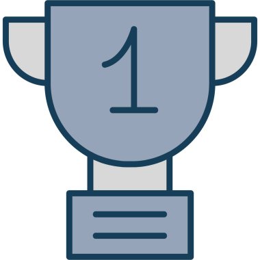 Ödül kupası kazanan simge