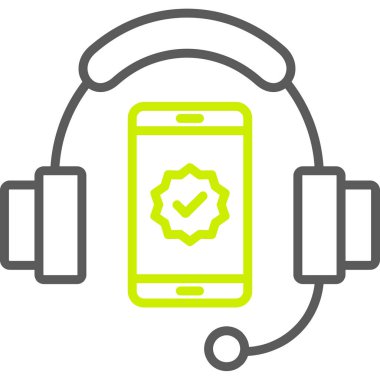 Akıllı telefonlu kulaklıklar. Basit tasarım