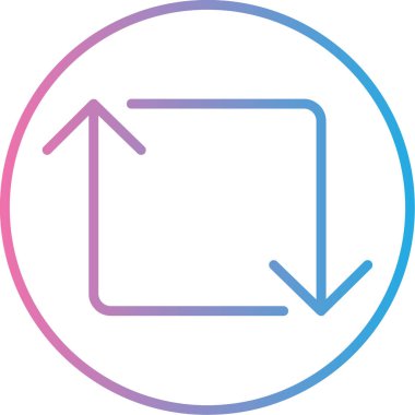 ok simgesi vektör illüstrasyonu