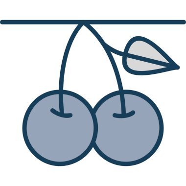 Meyve. Web simgesi basit illüstrasyon