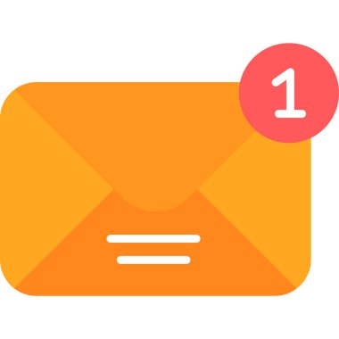 harf e- posta simgesi düz biçimli