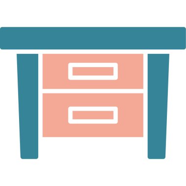 Gardırop. Web simgesi basit illüstrasyon