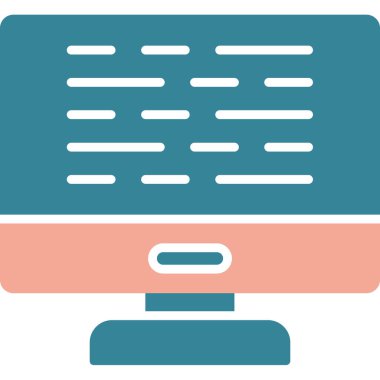 Web simgesi, vektör illüstrasyonu