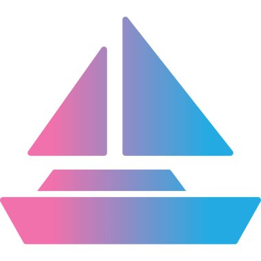 Yat simgesi vektör illüstrasyonu