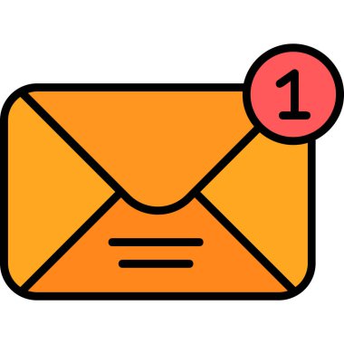 E- posta simgesi vektör illüstrasyonu