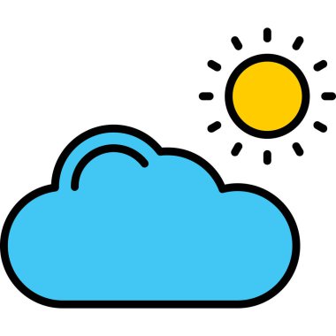 hava simgesi vektör illüstrasyonu