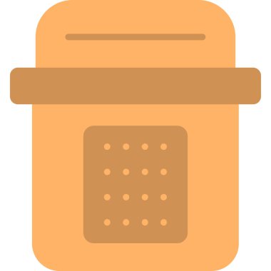 yiyecek düz vektör simgesi